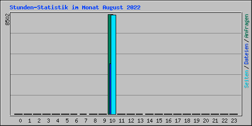 Stunden-Statistik im Monat August 2022