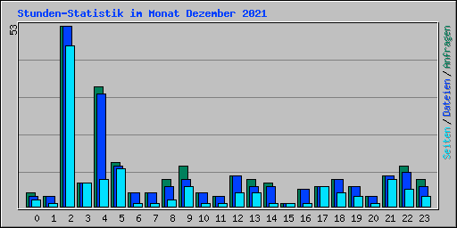 Stunden-Statistik im Monat Dezember 2021