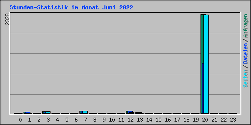 Stunden-Statistik im Monat Juni 2022