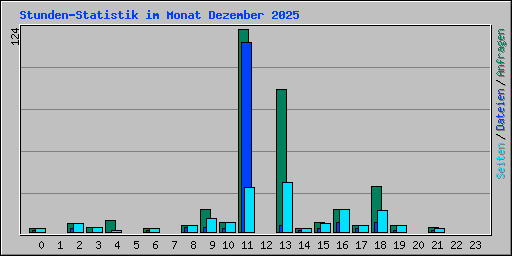 Stunden-Statistik im Monat Dezember 2025